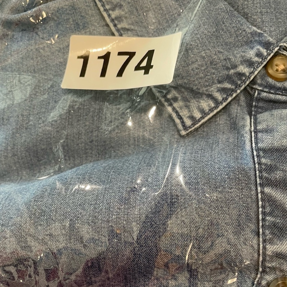 凸
J. Jill Women Shirt Size M Lightweight Chambray Tunic Long Sleeve Button Down - Picture 10 of 10